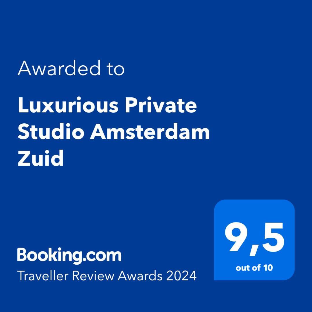 Luxurious Private Studio Amsterdam Zuid Eksteriør bilde