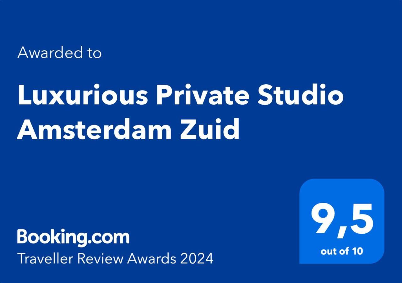 Luxurious Private Studio Amsterdam Zuid Eksteriør bilde